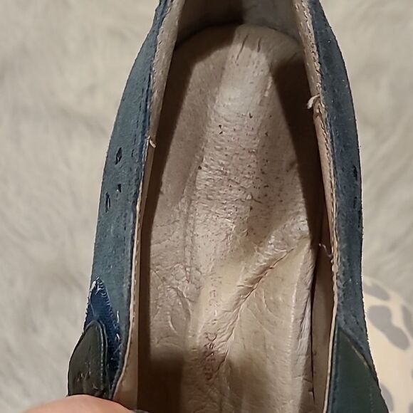 Jambu womens teal velcro side Mary Jane with heel size 8.5 - Picture 10 of 13